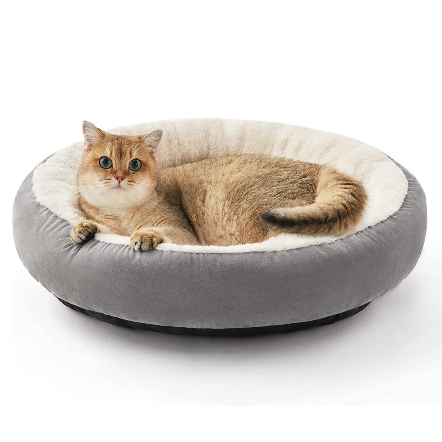 Soft Comfor<a href='/table/'>table</a> Ultra Round Pet Donut Cushion Bed