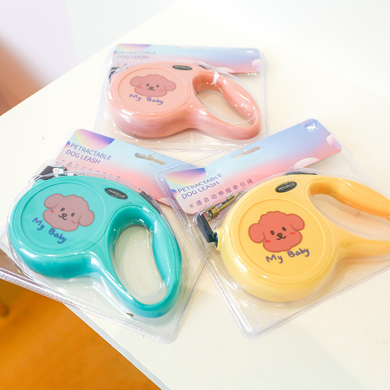 Customized Retrac<a href='/table/'>table</a> Nylon Rope Durable Dog Walking Leash