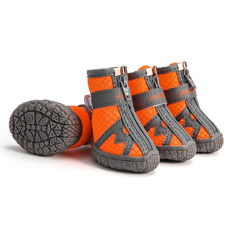 4Pcs/Set Durable Waterproof Non-slip Winter Pet Shoes