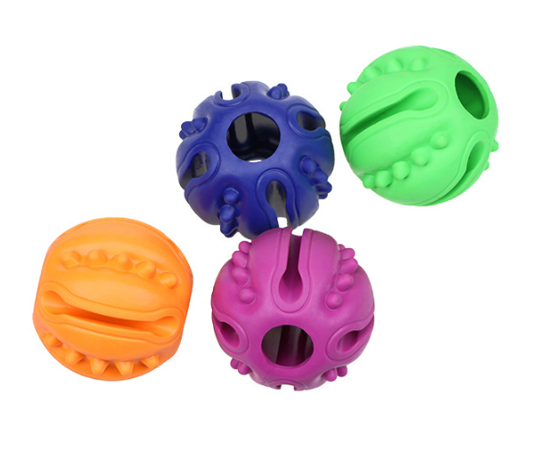 Hot Sale Interactive Tooth Cleaning Pet Leakage Slow Feeder Toys Ball