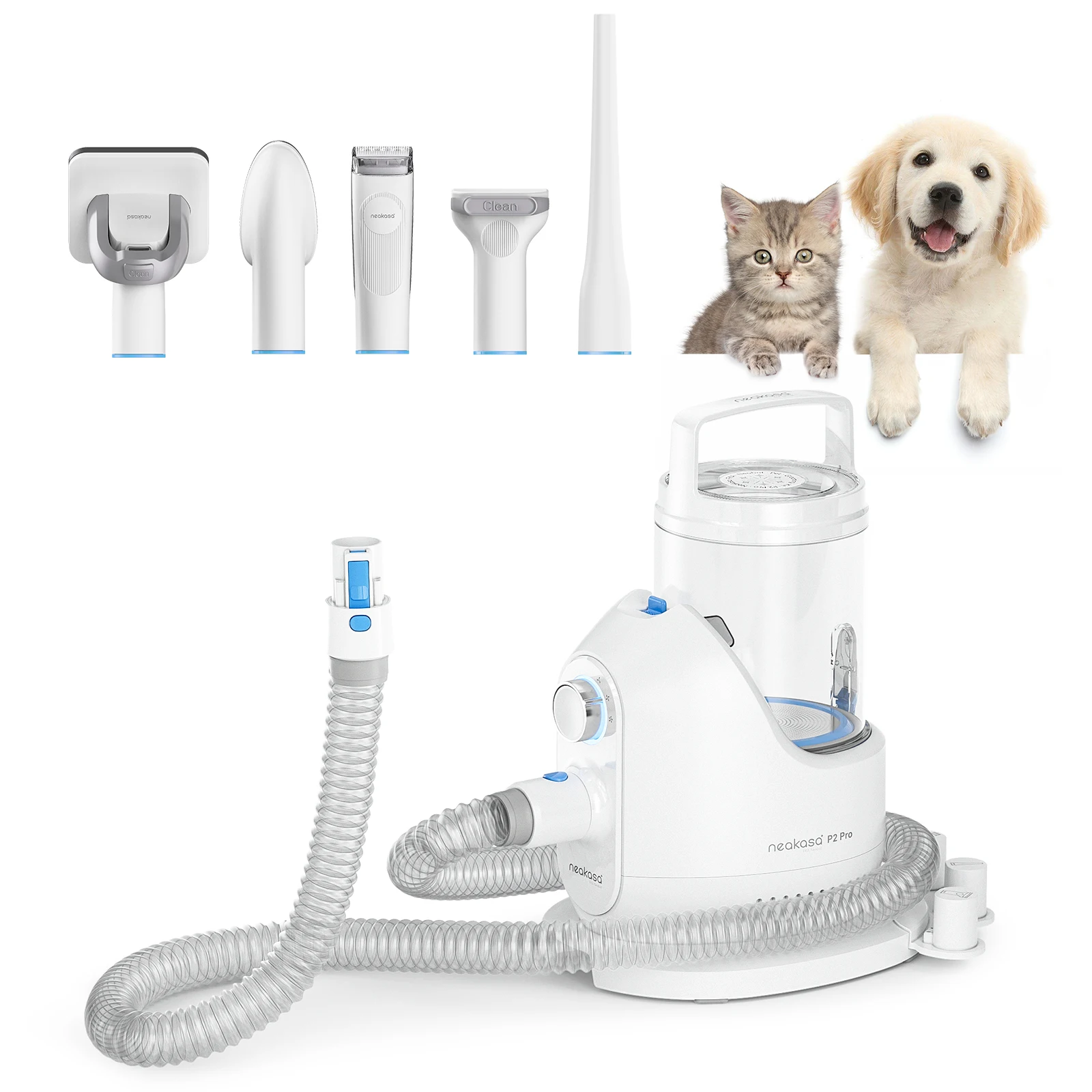 Profesional 5 In 1 <a href='/pet-grooming-kit/'>Pet Grooming Kit</a> Clipper Vacuum Suction