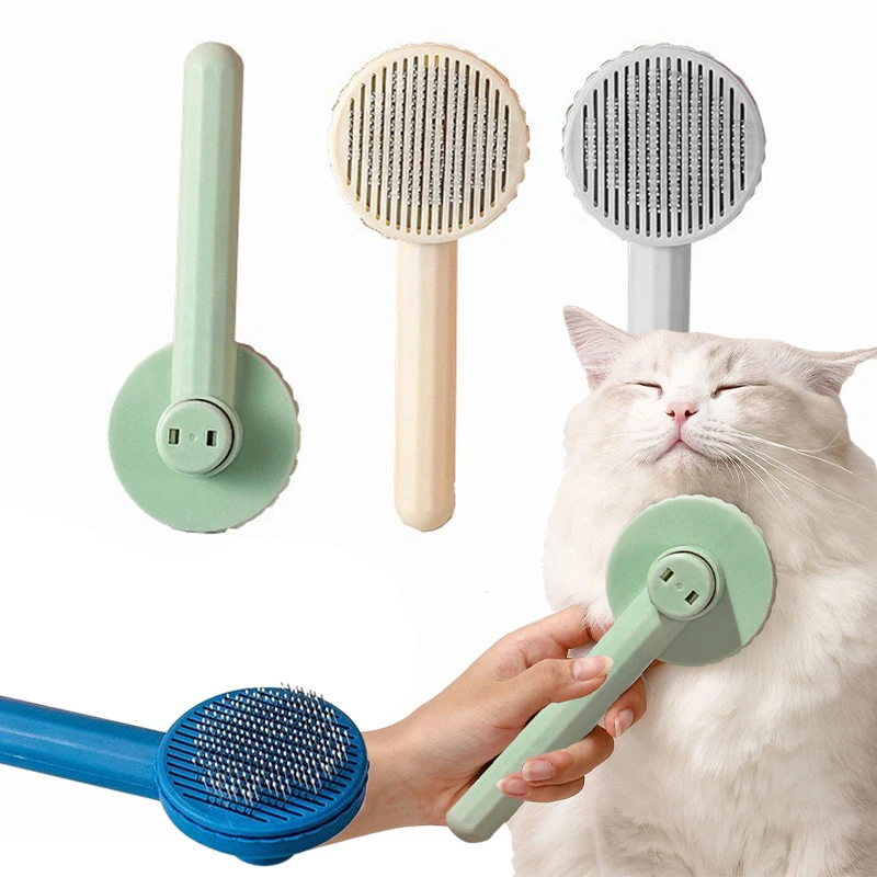 Personalized Massage Self Cleaning Removal Dog Grooming Brush