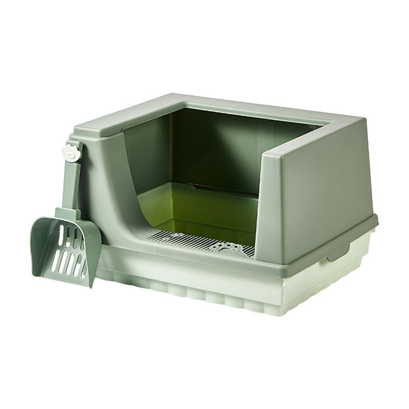 Semi-closed Large Space Anti-Splash Cat Litter Box Toilet