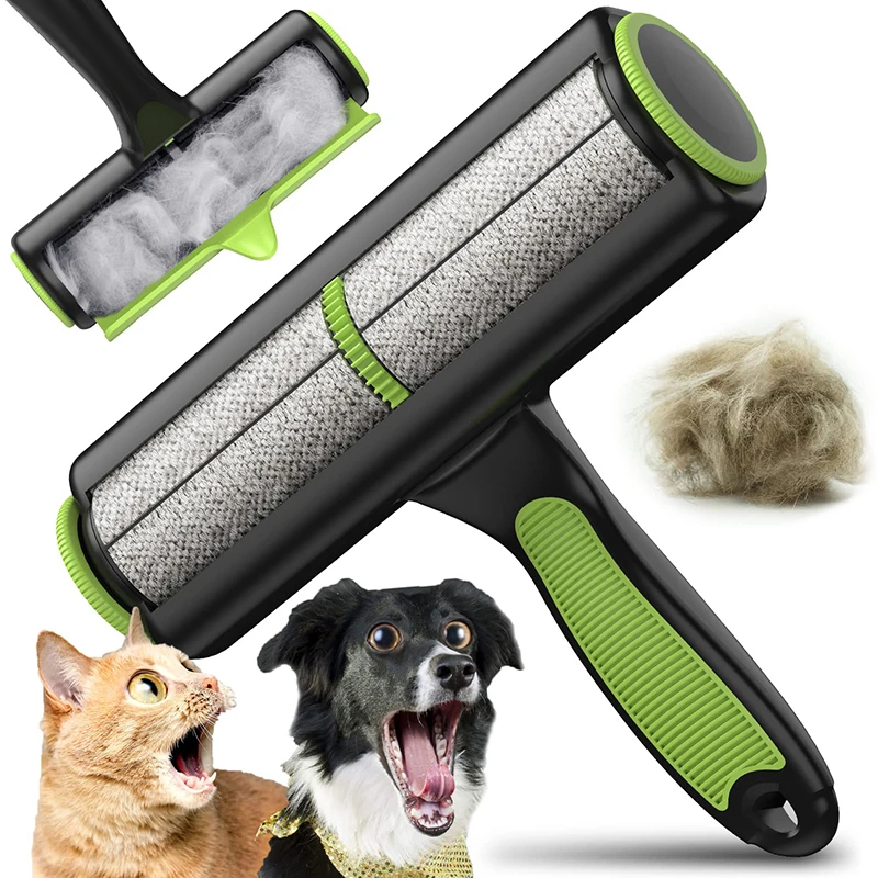 Customized Por<a href='/table/'>table</a> Self Cleaning Pet Hair Remover Roller 