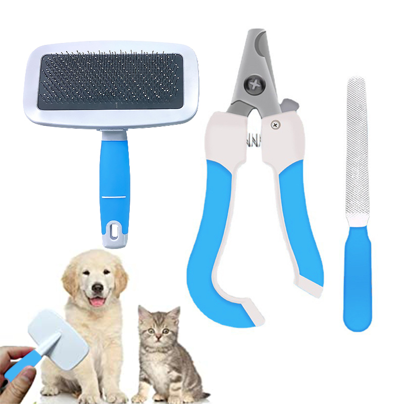 Wholesale Custom 3 Packs Pet Hair Remover Comb Set