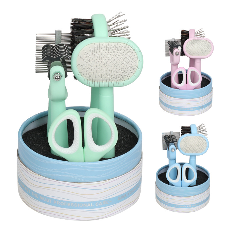 High Quality Profesional 5 In 1 Pet Grooming Kit