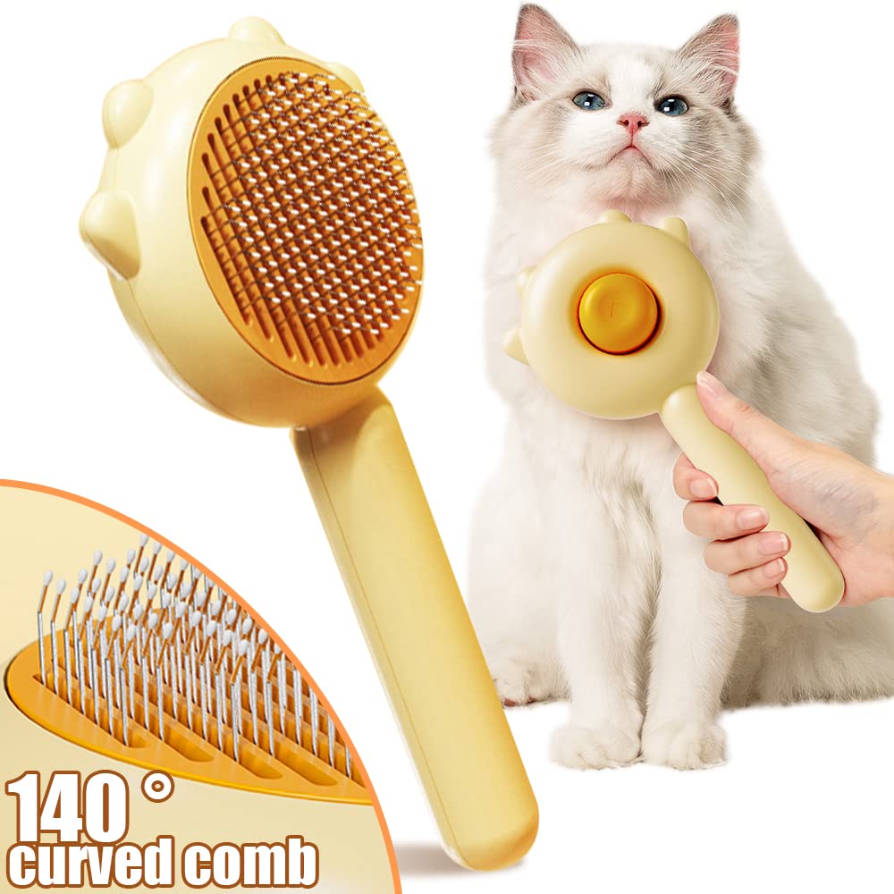 Wholesale Custom Self Cleaning Pet Hair Cleaner Brush