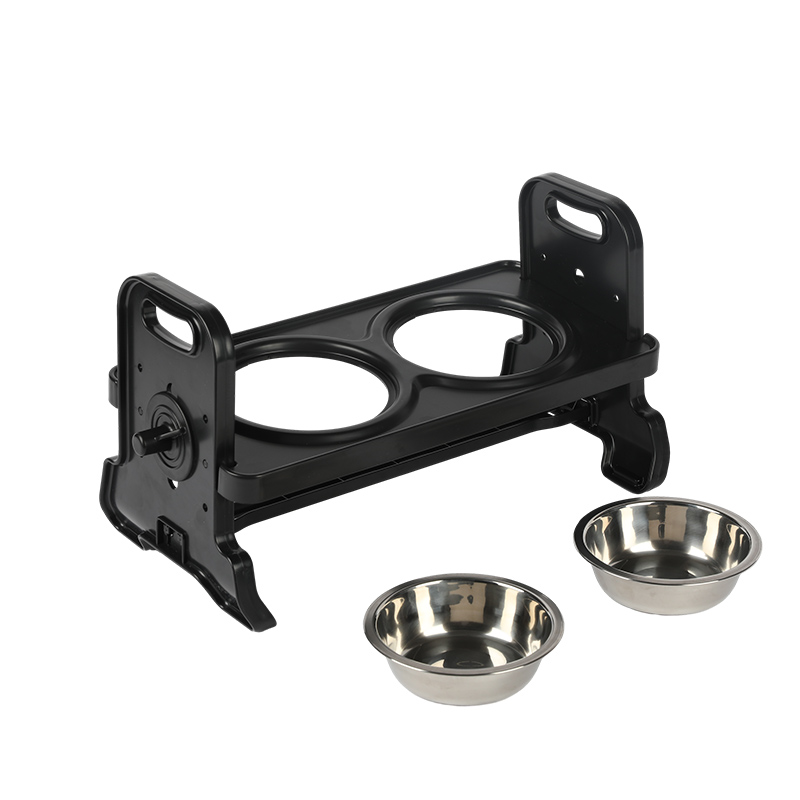 Stainless Steel Adjus<a href='/table/'>table</a> Elevated Pet Double Bowl