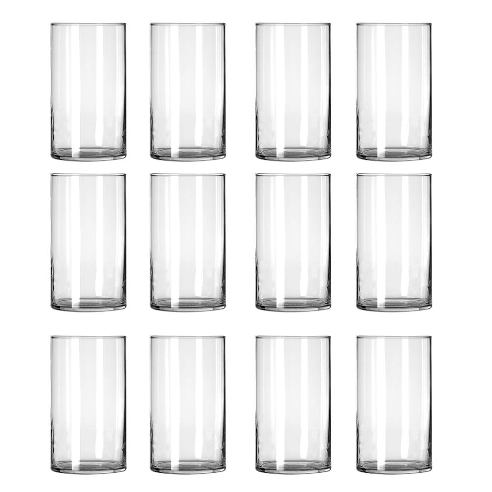 Clear Glass Cylinder Vases Table Flowers Vase Wedding Home Decor