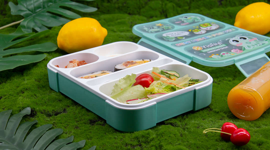 Popular Potable Leakproof Customized Plastic Bento Lunch Box