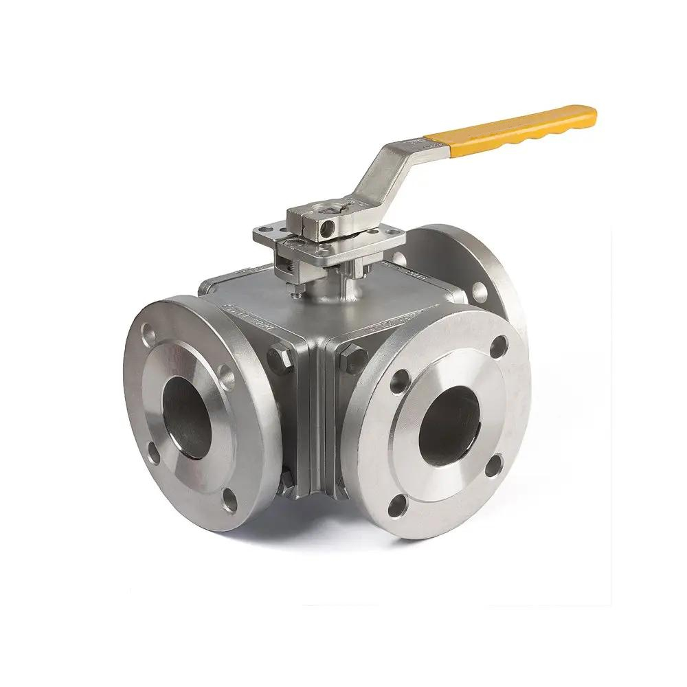 3 Way <a href='/ball-valve/'>Ball Valve</a> L and T type