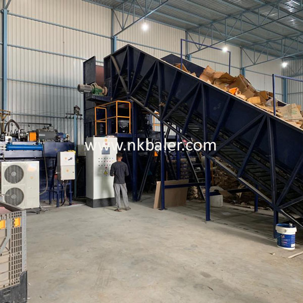 Paper Hydraulic Bale Press