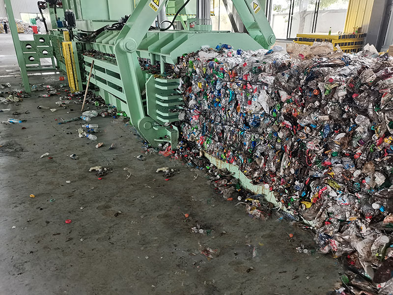 Pet Bottle Automatic Tie Baler