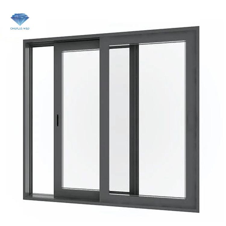 Commercial North American Standard NFRC <a href='/aluminium/'>Aluminium</a> double glazed sliding window glass sliding windows