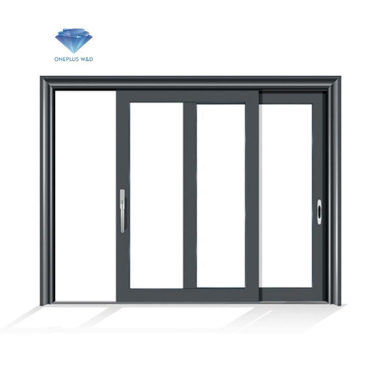 Foshan Factory Powder Coating Aluminum Alloy Horizontal Sliding Balcony Window