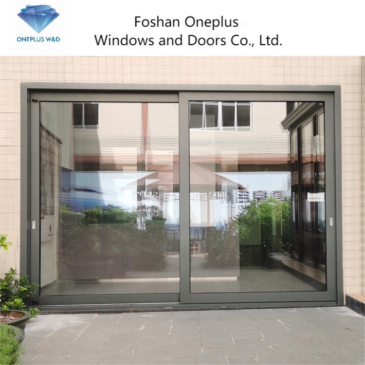 150 Series American Standard Aluminum Outdoor Terrace Frameless Glass Sliding Door