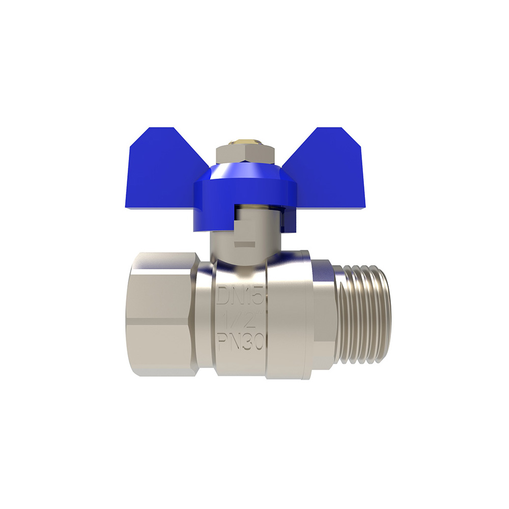 Ecomonic reduced bore brass ball valve ff 