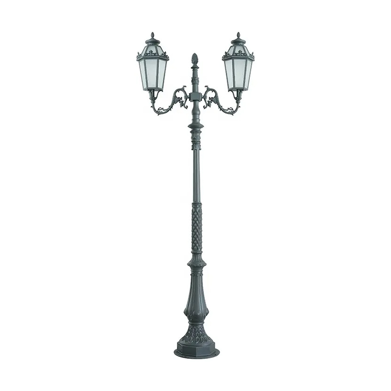 American Outdoor Courtyard High Pole Lantern Street Lights