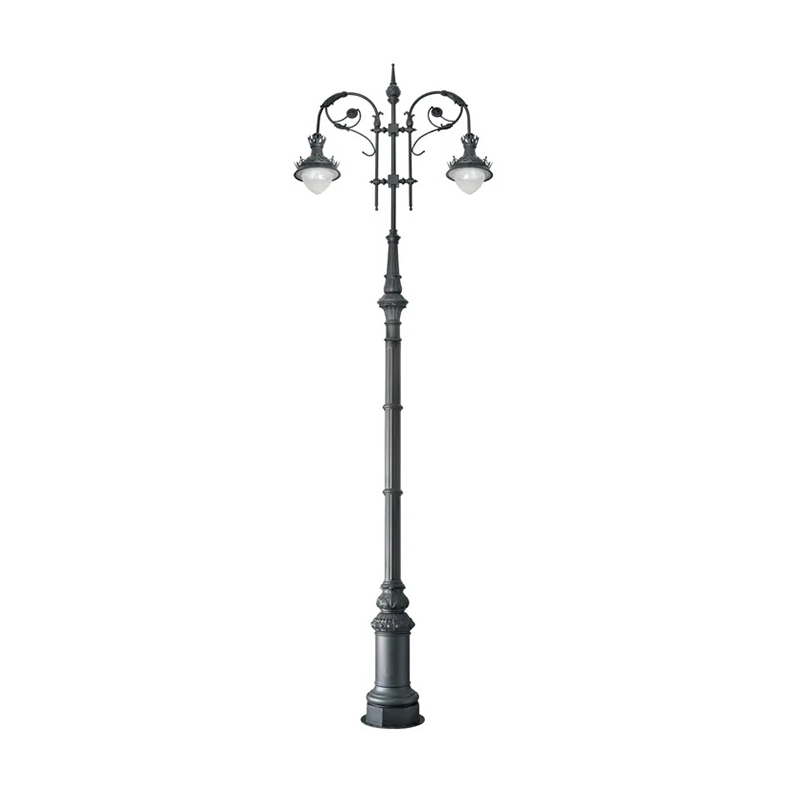 European outdoor garden high pole street lights large light fixtures