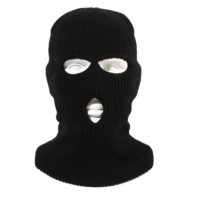 Knitted Full Face Cover Ski Neck Gaiter Winter Balaclava 