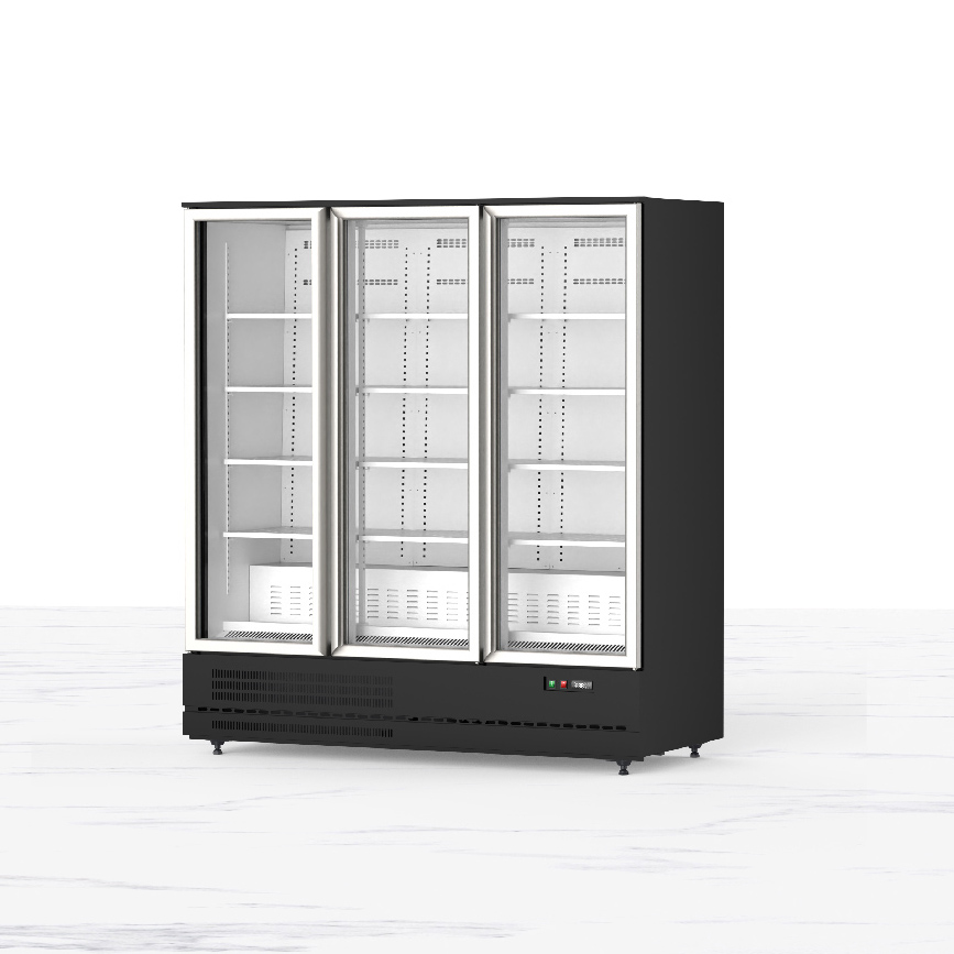 Plug-In Glass-Door Upright <a href='/freezer/'>Freezer</a>/Fridge