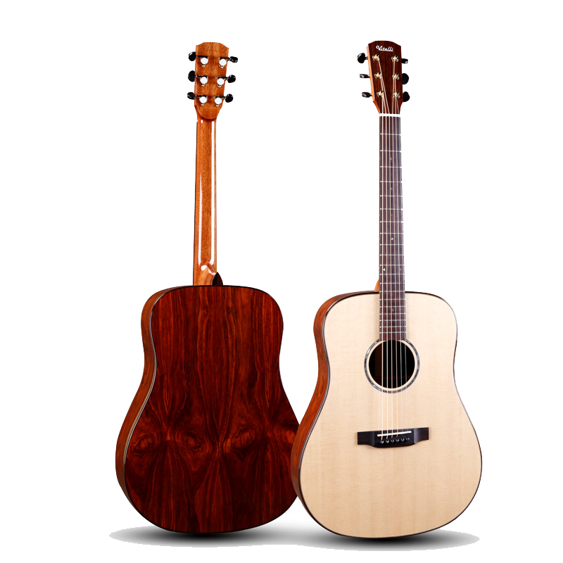 Solid Top Coco Polo Wood <a href='/guitars/'>Guitars</a> D Shape