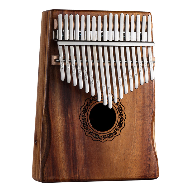 Hollow Kalimba With Armrest 17 Key Koa