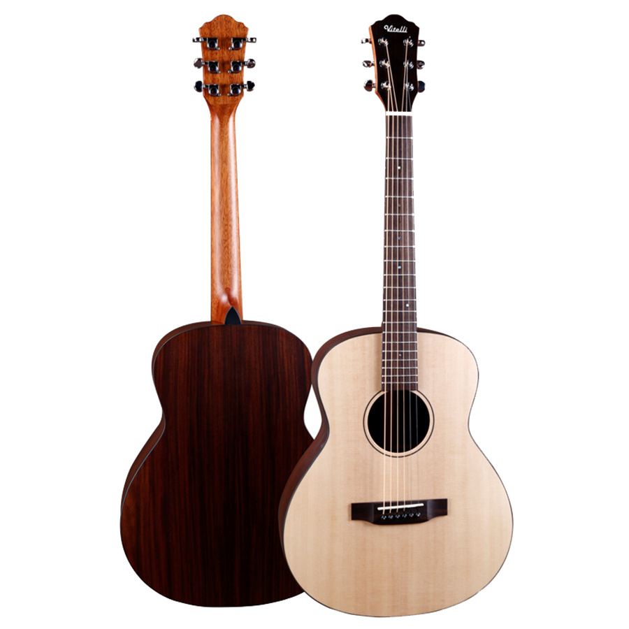 36 Inches Small Guitars For Travel Solid Sitka Spruce