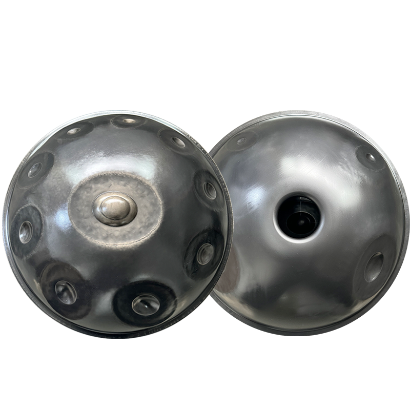 10+4 Notes D Kurd Nitride <a href='/handpan/'>Handpan</a> Silver Color