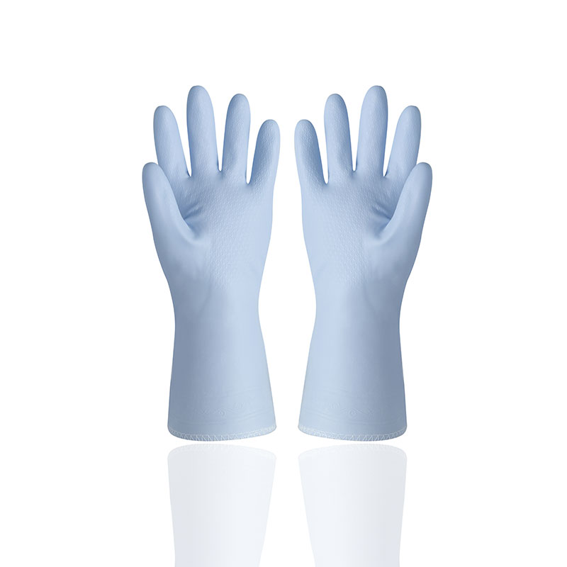 38cm Nitrile Flocked Gloves