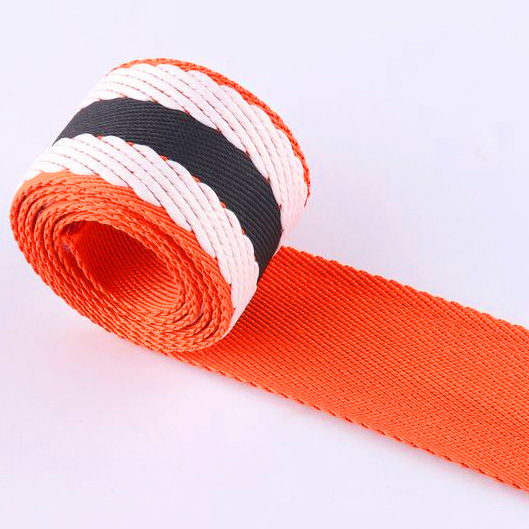 Custom Brands Logo Soft Elastic Nylon Webbing Strap Cotton