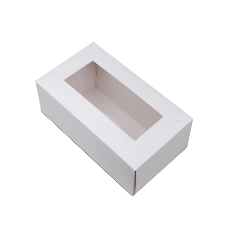 White <a href='/cardboard-paper-box/'>Cardboard Paper Box</a>es with Clear Window Size Inch <a href='/gift-packaging/'>Gift Packaging</a> Boxes for Bakery Cookies Cake Candy Wedding Party Favors