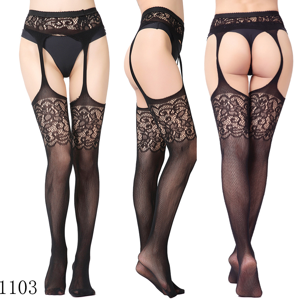 Women Sexy Pantyhose Mesh Fishnet Nylon Tights Long Stockings Plus Size Long Mesh Stocking