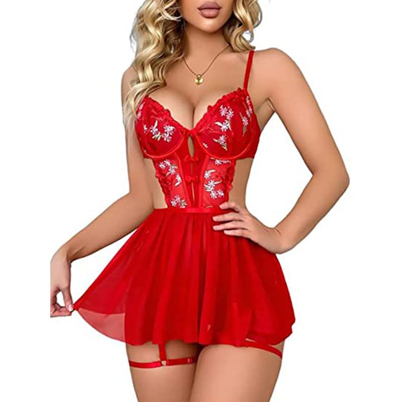 Lady Sexy <a href='/lingerie/'>Lingerie</a> <a href='/lace-underwear/'>Lace Underwear</a> Sleepwear Female Underwear Set