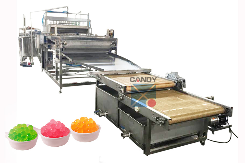 Automatic popping boba pearl ball making machine 