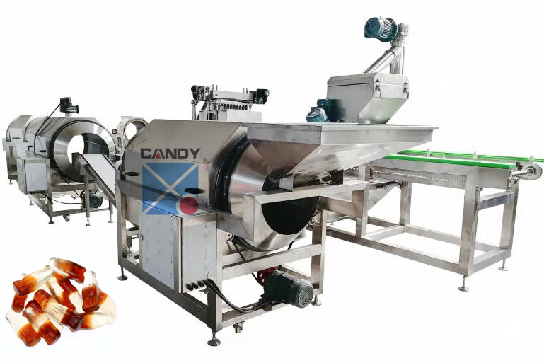 High capacity semi auto starch gummy mogul machine 