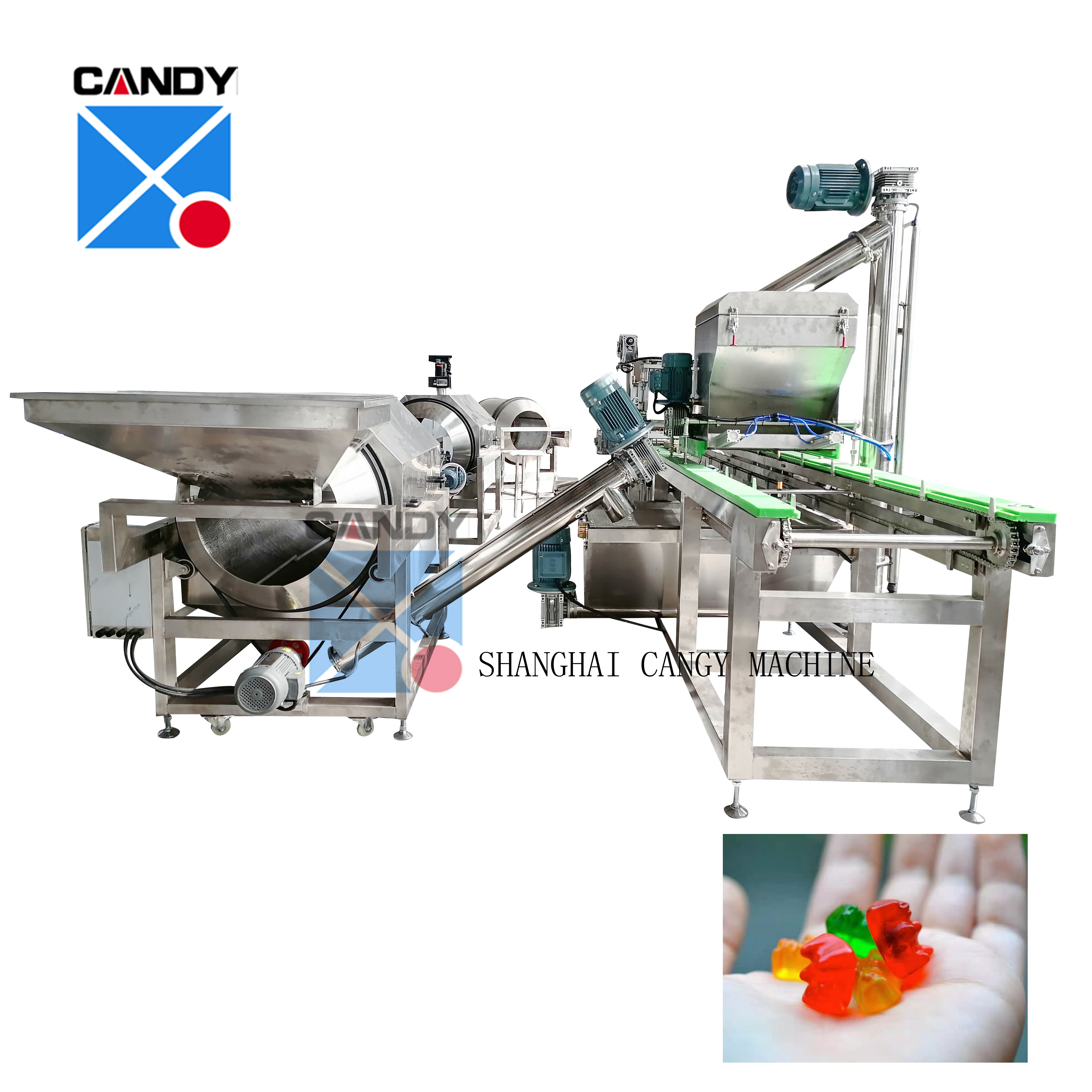 Competitive Price Semi Auto Starch Mogul Line For jelly Candy 