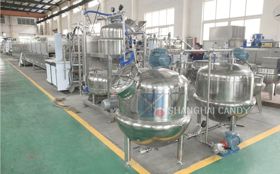 Continuous deposit toffee machine8