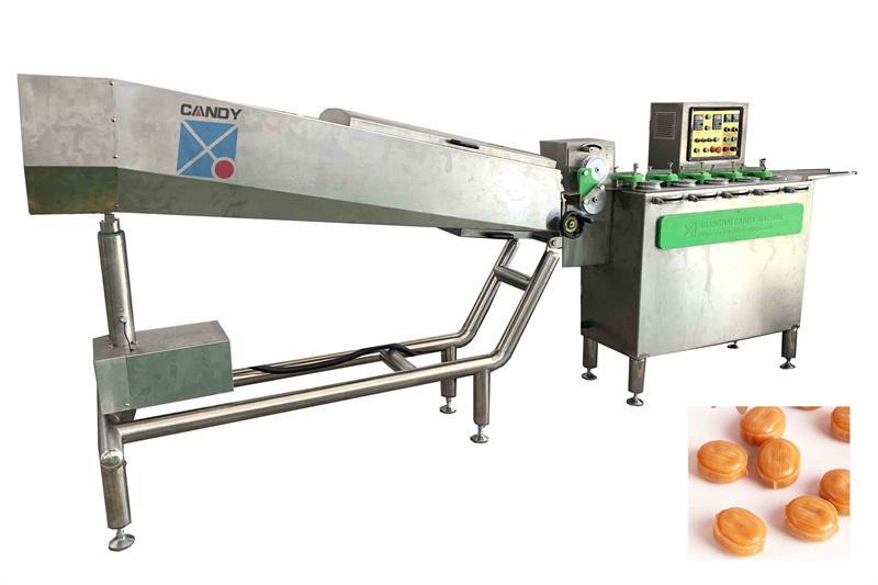 Hard candy processing line batch roller rope sizer machine 