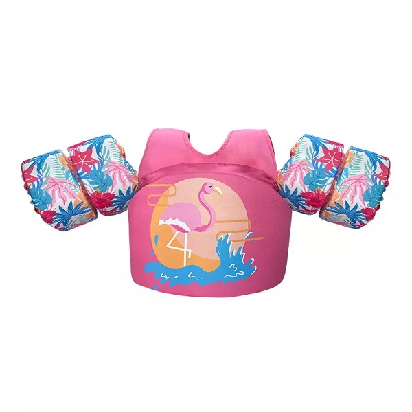 Life Jacket Learn Swimming Training Flotation Swimming Aid Arm Wings Swim Vest with Adjustable Safety Strap