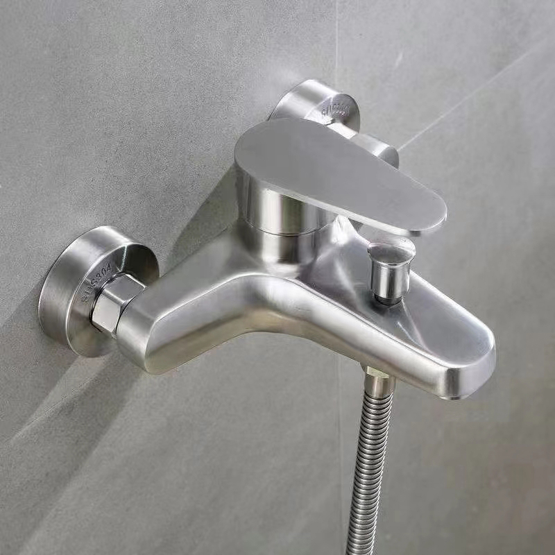 Stainless Steel Bathroom Concealed Triple Hot And Cold Faucet