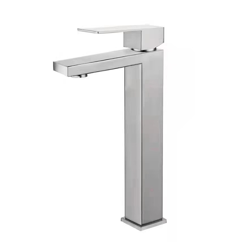 Stainless Steel Elevated Bathroom Hot And Cold Faucets