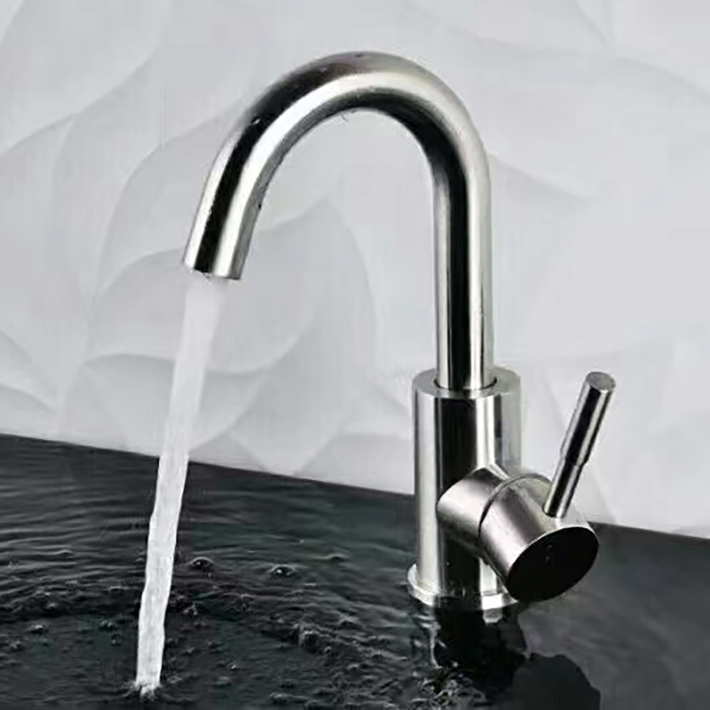 Stainless Steel Basin Hot And Cold Faucet For Kitchen