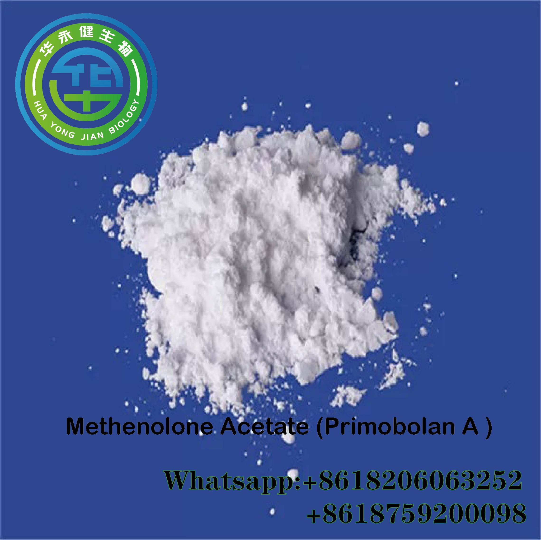 Raw Powder <a href='/methenolone/'>Methenolone</a> Acetate CAS 434-05-9 Steroids for Muscle Gain Repeat Order with Fast Delivery to Brazil Safely