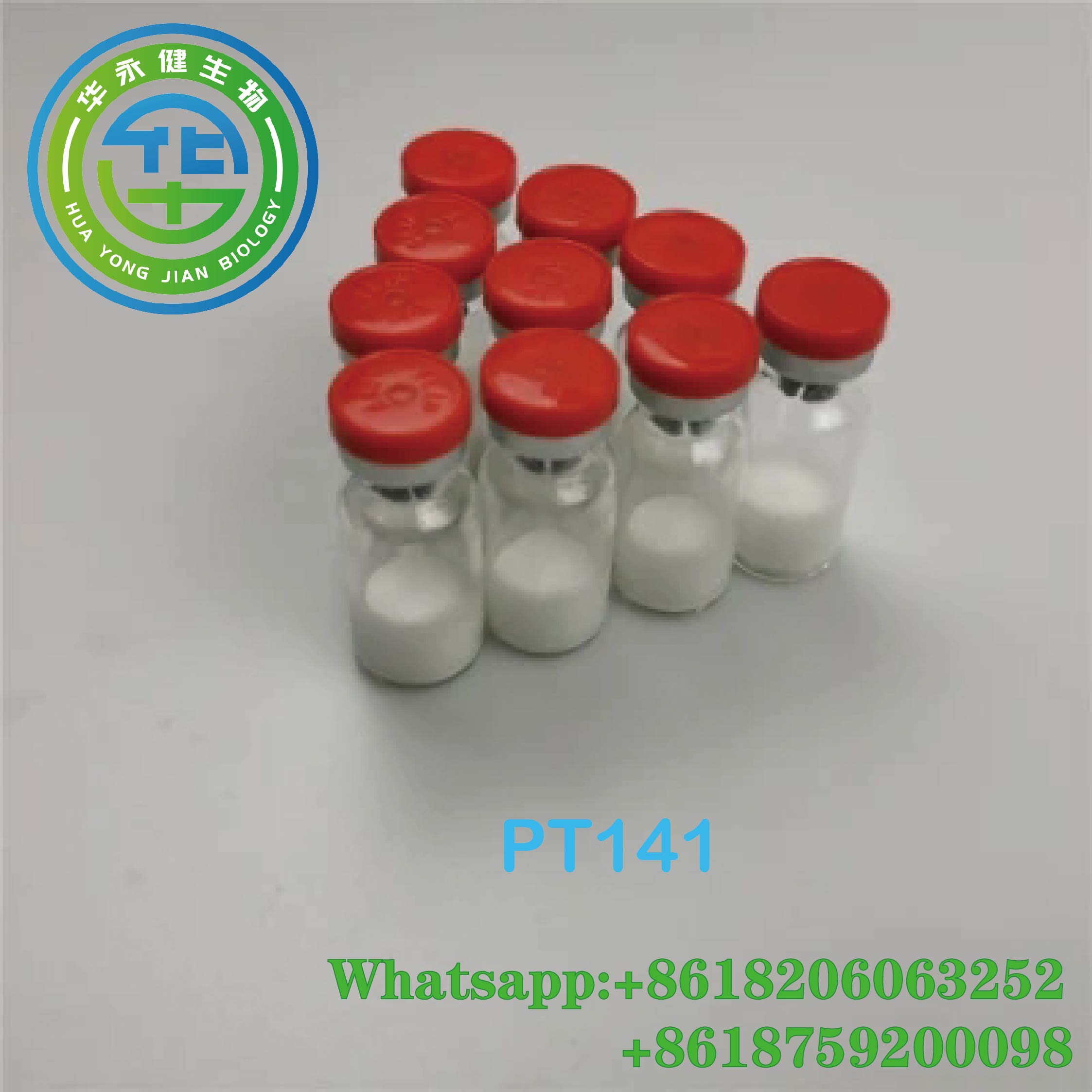 PT-141 5mg/ Vial Releasing <a href='/peptides/'>Peptides</a> Bremelanotide Powder for Gaining Strength