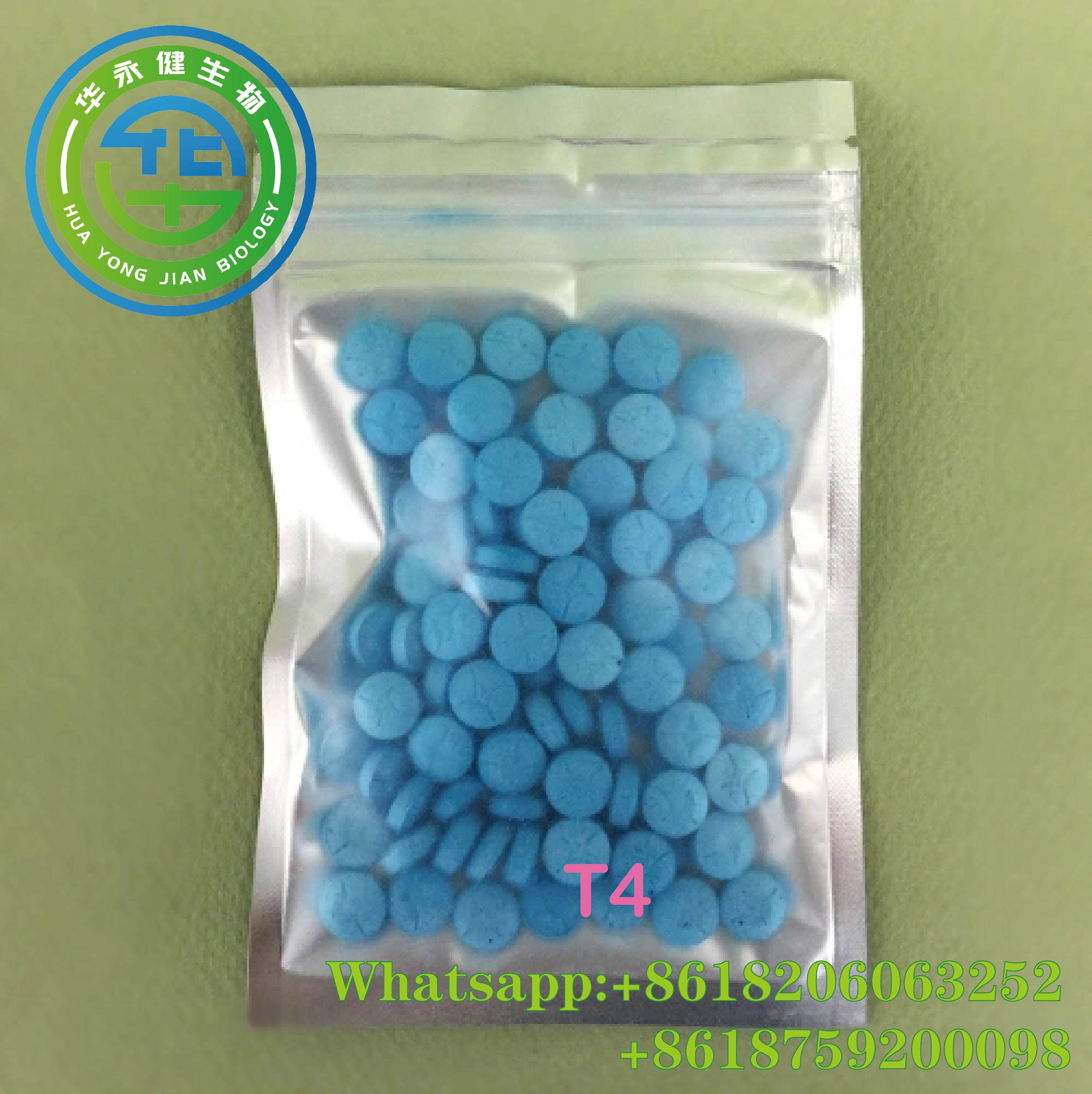 <a href='/t4/'>T4</a>  40mcg Raw Steroid Hormones Bodybuilding  L-Thyroxine Sodium 100Pic/bottle Salt CAS 25416-65-3