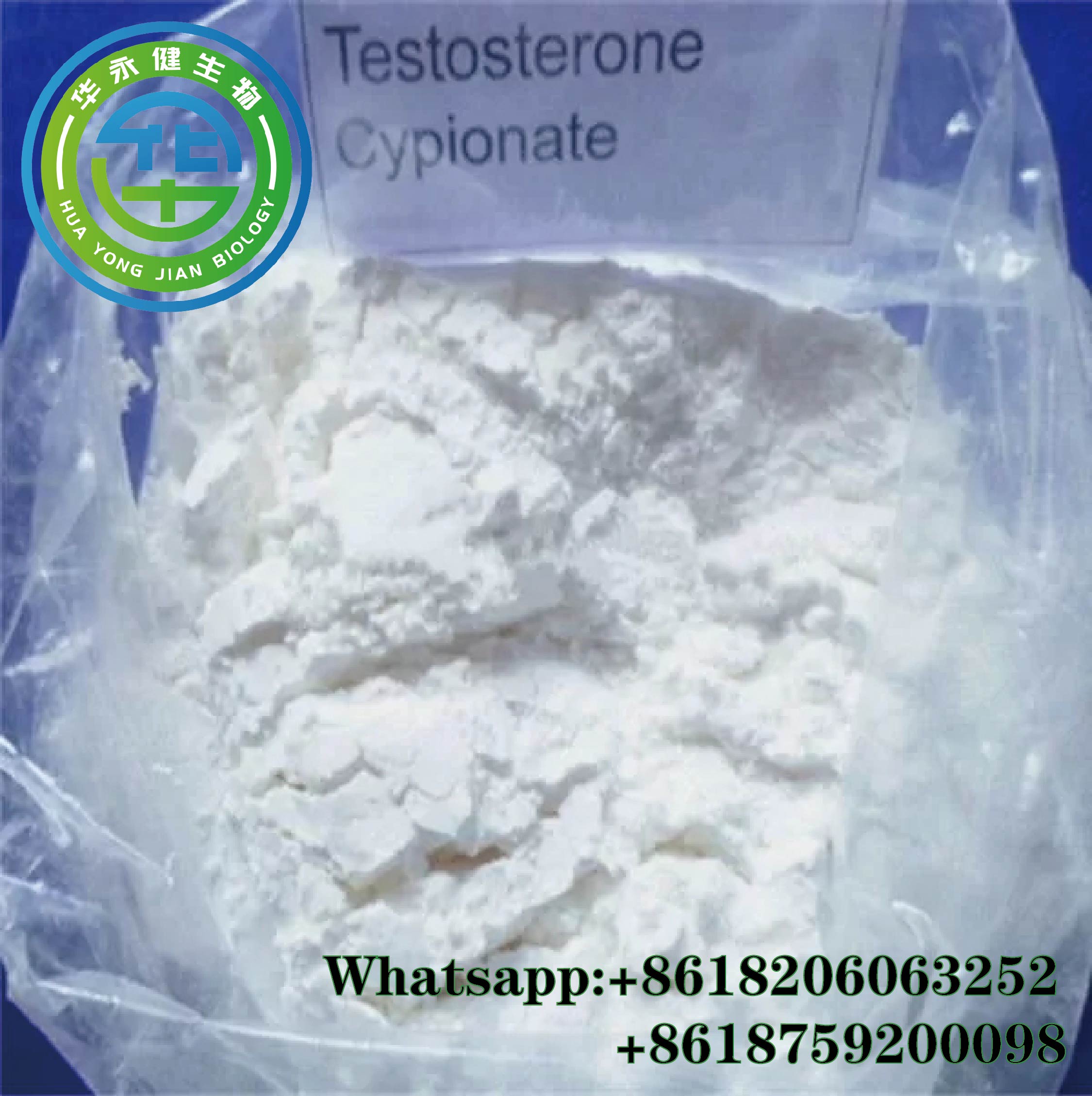 Testosterone Cypionate USP 99.6% Steroids Cycle Effective Male Enhancement Steroids Test Cyp powder CasNO.58-20-8 