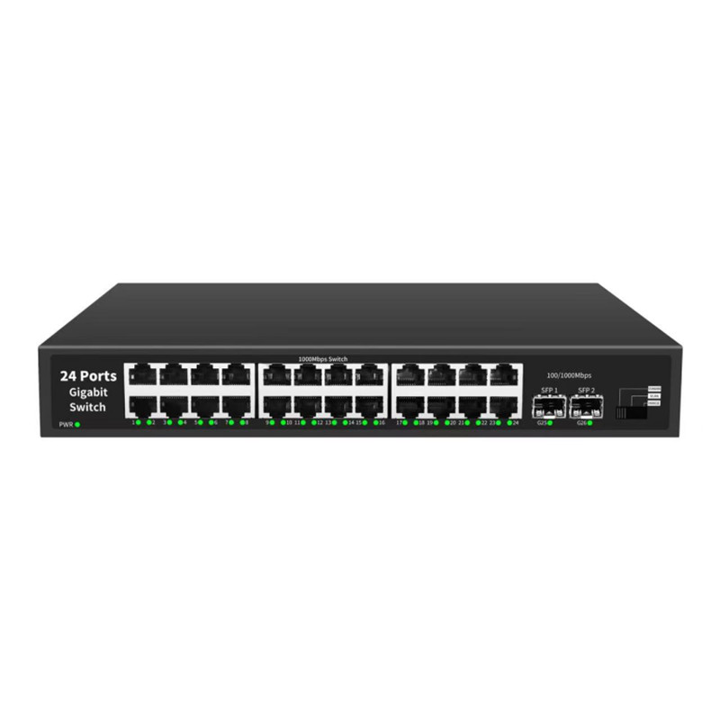 OEM/ODM 24 Ports PoE switch with fiber port managed switch