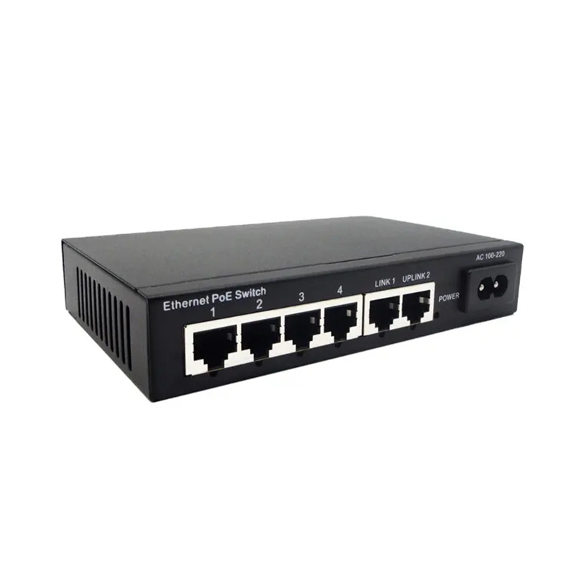 4 Ports Network <a href='/ethernet-switch/'>Ethernet Switch</a> 48V Unmanaged Network Switch