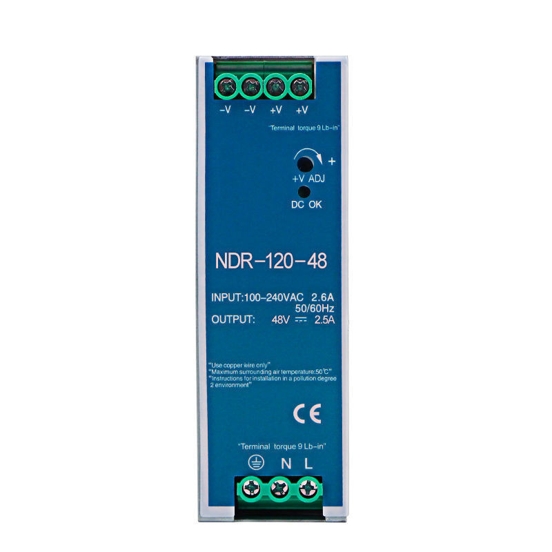 <a href='/ndr-120-48/'>NDR-120-48</a> Din Rail power supply for Switch